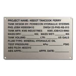 Stainless Steel Manufacturer Plates